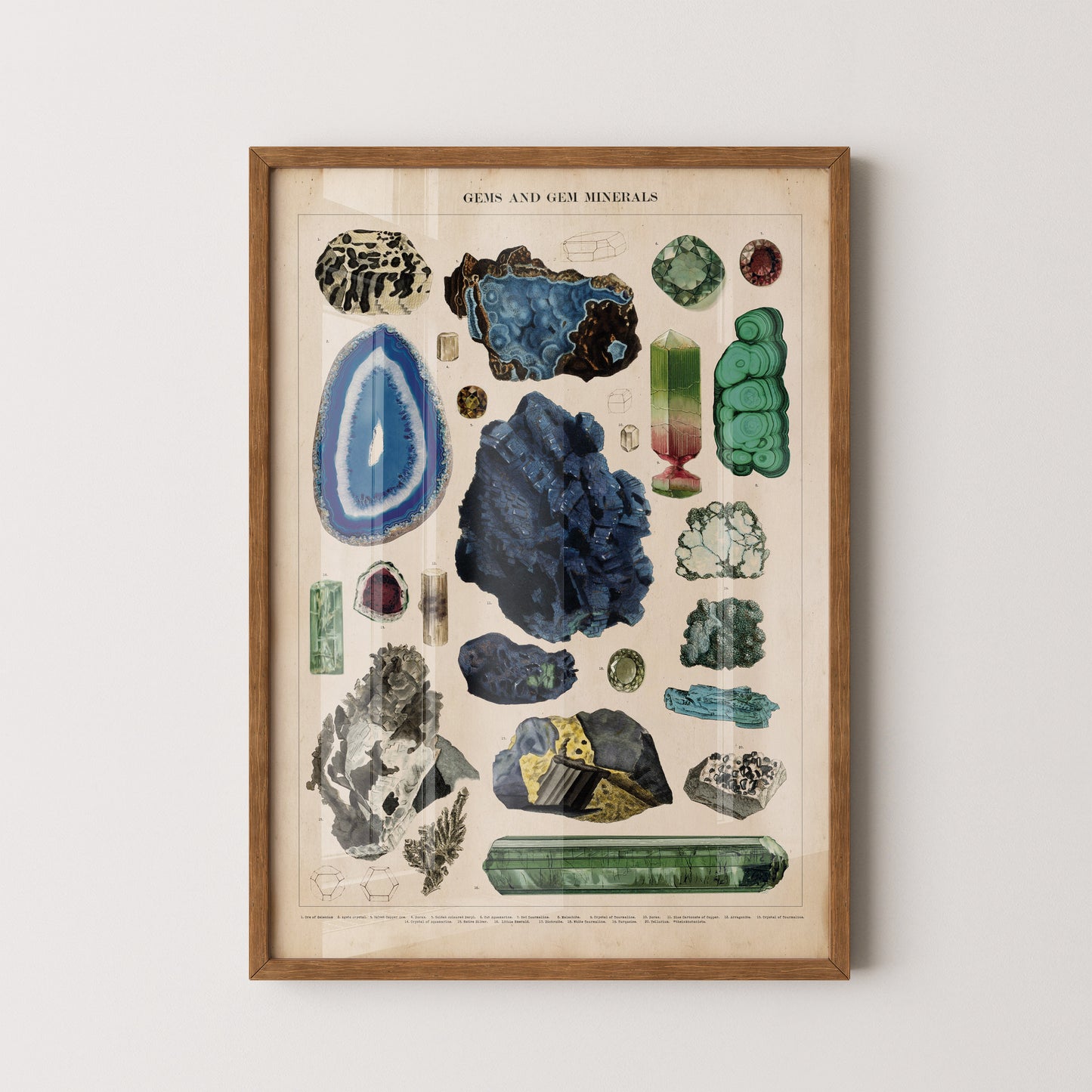 Gemstones and Minerals in Blue