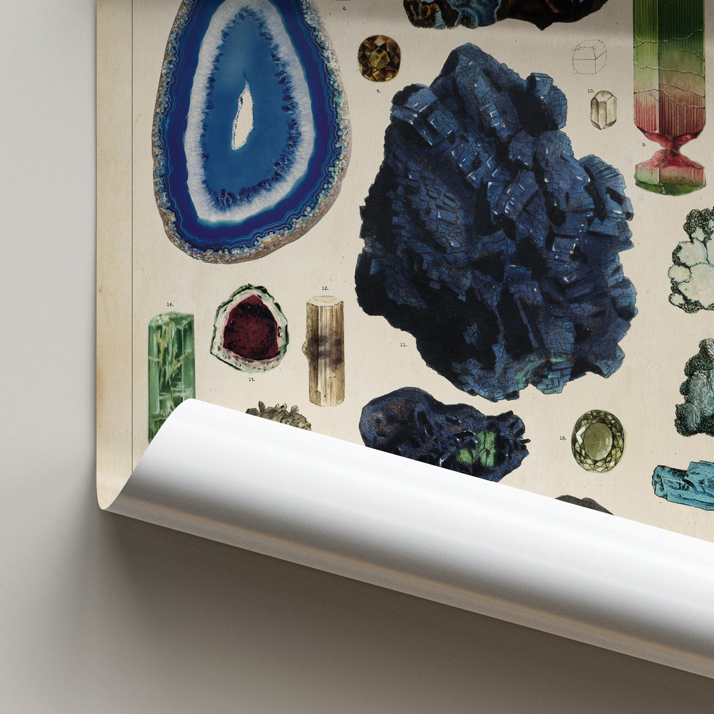 Gemstones and Minerals in Blue